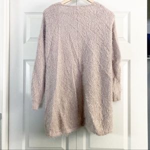 Blush Shag Oversized Cardigan Sweater | S / M | Fall / Winter